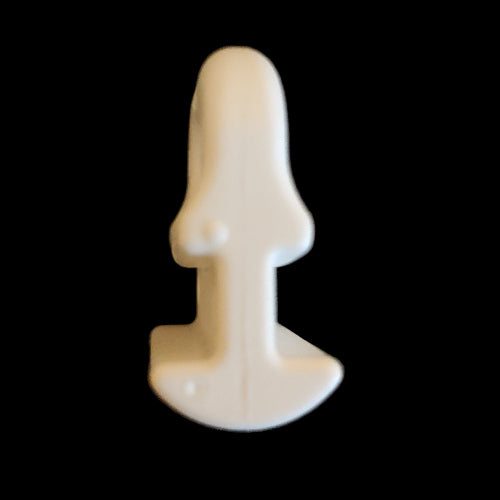 Bainbridge white nylon mast slide 